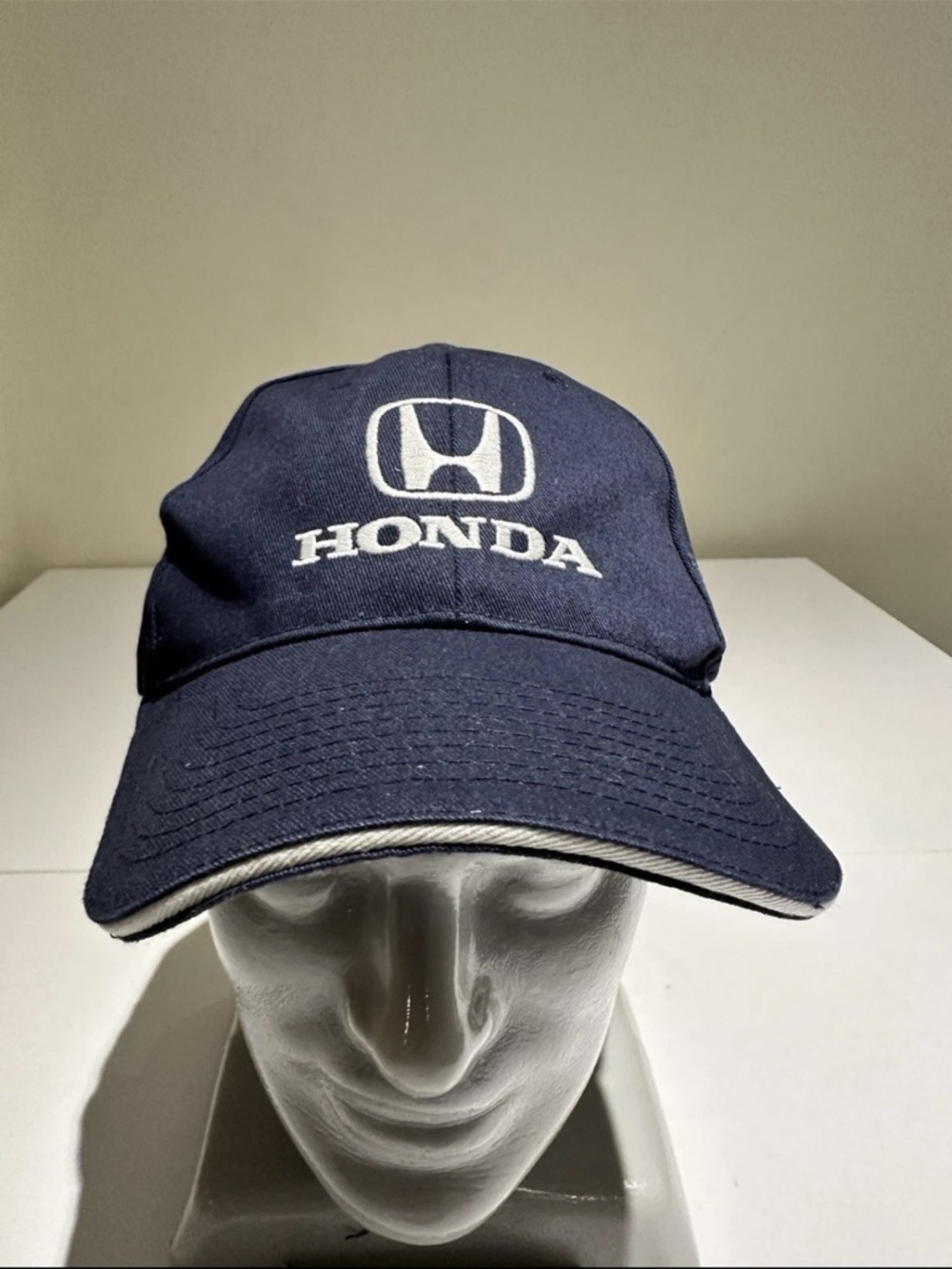 Honda Navy Embroidered Logo Baseball Cap